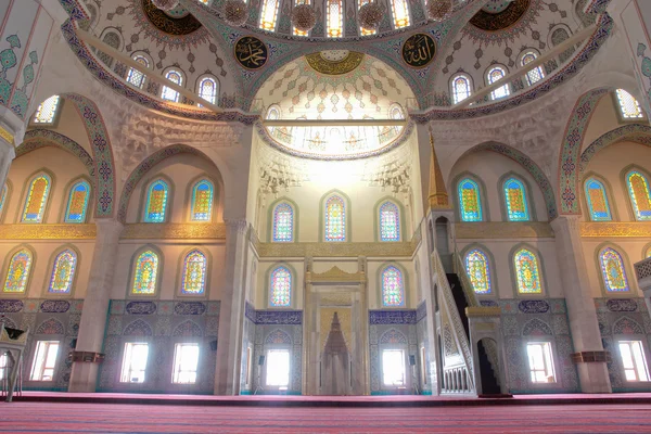 Ankara Turchia-Interno della Moschea di Kocatepe — Foto Stock