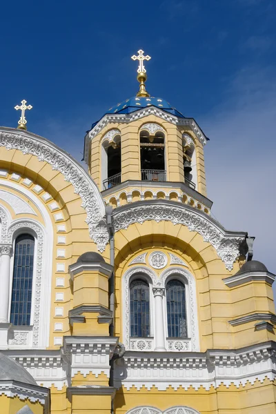 Święty Władimir Katedra szczegółowo w Kijowie — Zdjęcie stockowe