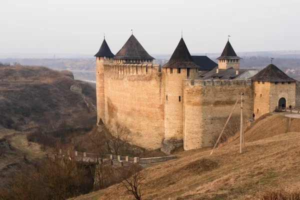 stock image Castle - Khotin, Ukraine