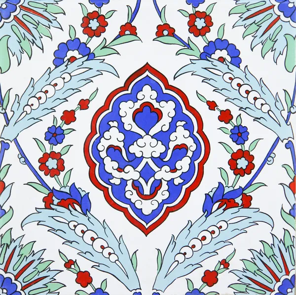Turco azulejo fundo — Fotografia de Stock