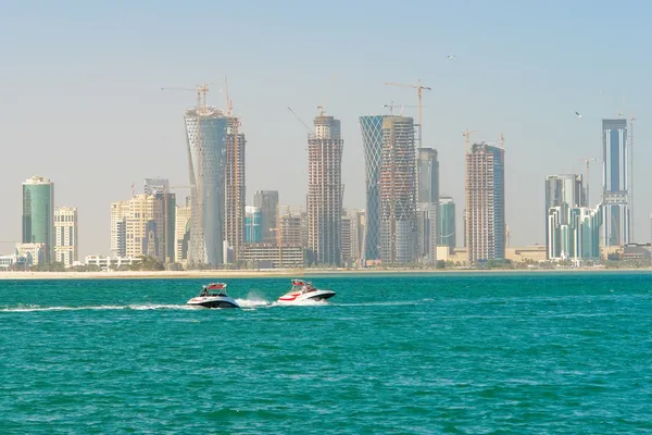 Доха - столиця Катару Стокове Фото
