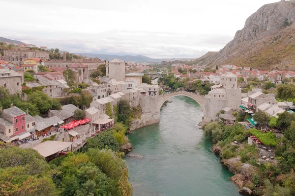 Mostar brug - Bosnië herzegovina Stockfoto