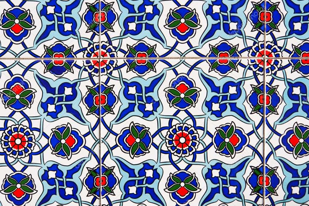 Turkish tile background