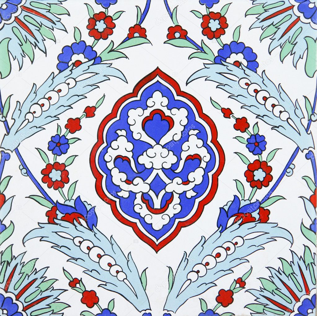 Turkish tile background