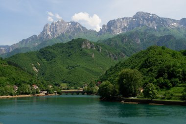 Landscape in Bosnia Herzegovina clipart