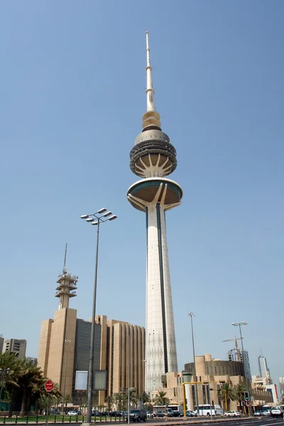 Kuwait Telekommunikationen står hög — Stockfoto