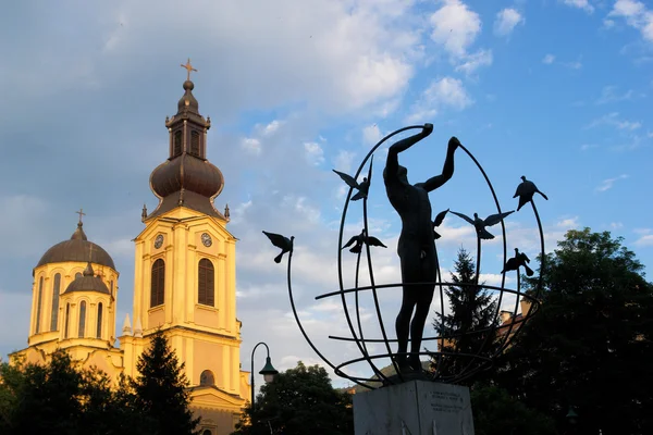 Pravoslavná církev v Sarajevu, Bosna — Stock fotografie