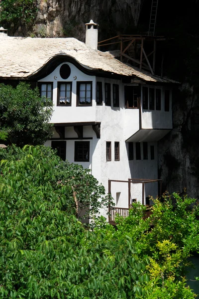 Dervish casa em Blagaj Buna, Bósnia — Fotografia de Stock
