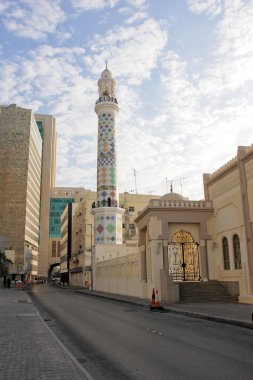 A mosque in Bahrain clipart