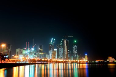 Doha - qatar sermaye city-gece