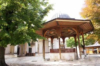 Sarajevo - Mosque courtyard clipart