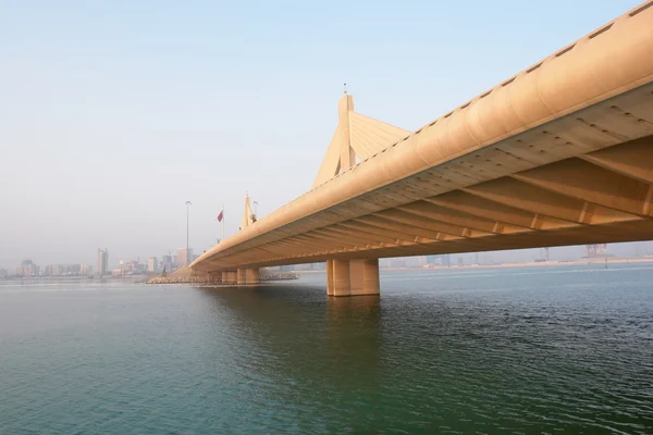 stock image Bahrain Shaikh Isa bin Salman bridge