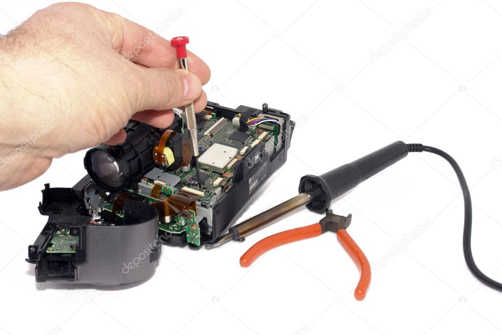 Repairing video camera