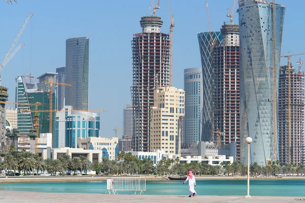Doha - The capital city of Qatar — Stock Photo, Image