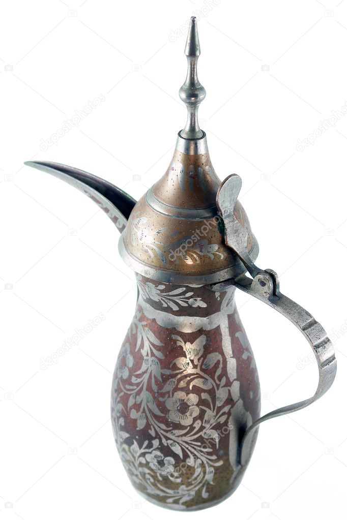 Arabic coffe pot - isolated