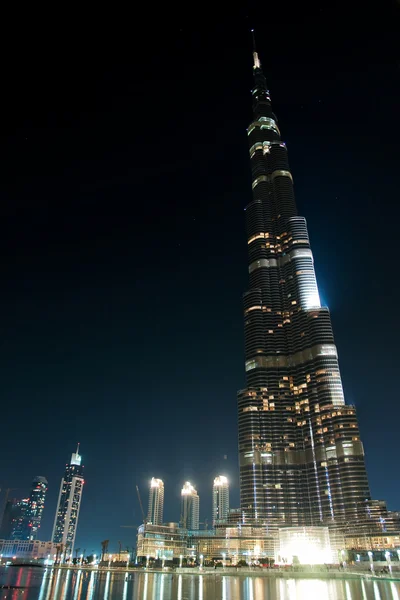 Dubai wieża Burj Khalifa (Dubai) - Zjednoczone Emiraty Arabskie — Zdjęcie stockowe
