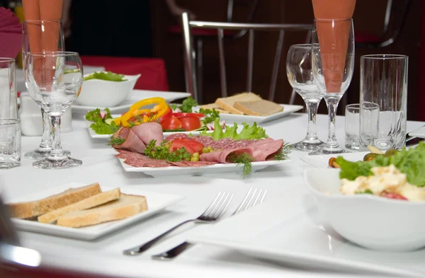 stock image Served table