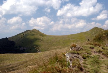 Top of Bieszczady mountains clipart