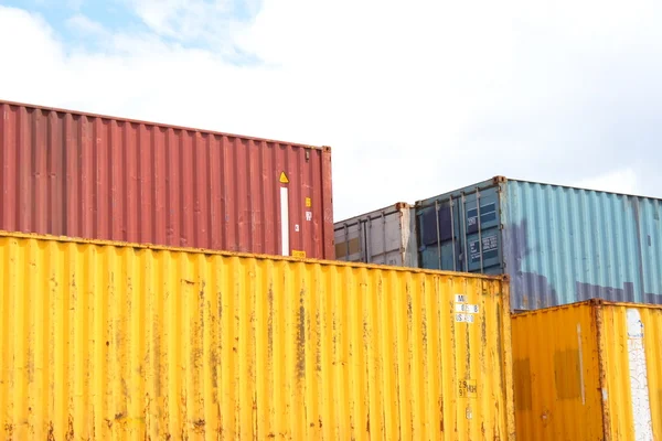 Seefrachtcontainer — Stockfoto