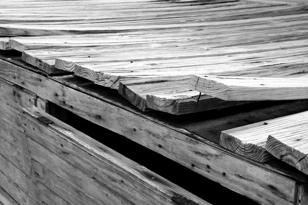 stock image Wooden deck