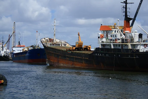 stock image Freight ships