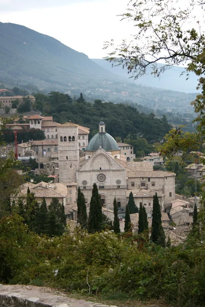 Veduta della città di Assisi — Foto Stock