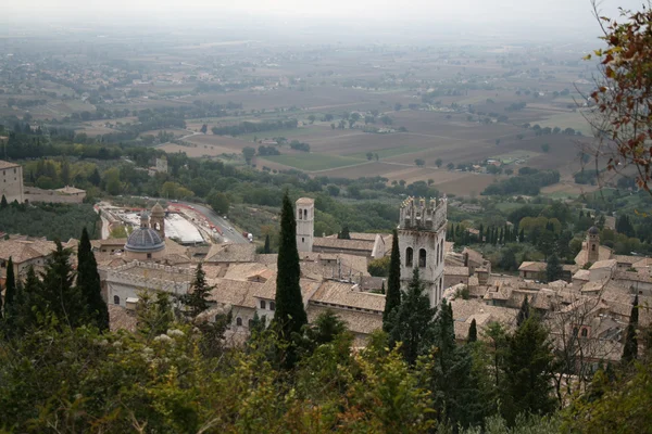 Tetti della città di Assisi — Foto Stock