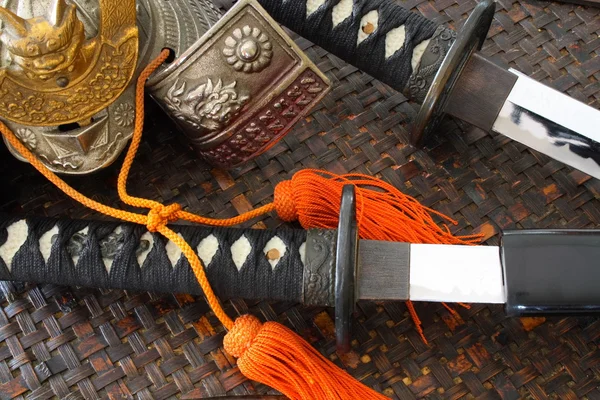 Samurajské zbraně — Stock fotografie