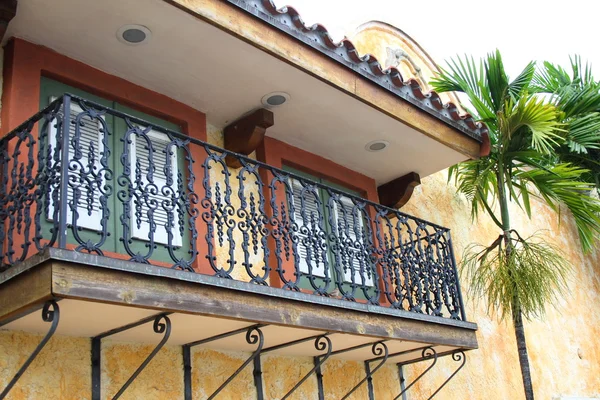 stock image Colonial style balcony