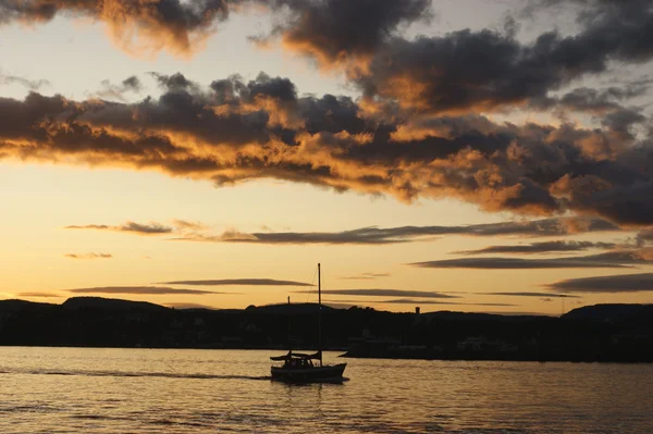 stock image Oslo sunset