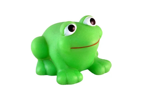 Plastic bad frog — Stock Photo, Image