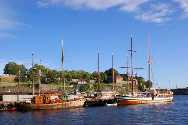 Осло harborr — стокове фото