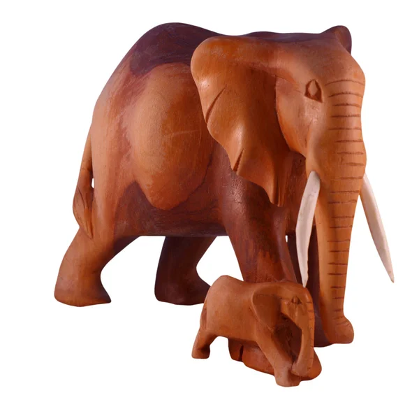 Elefant med kalv — Stockfoto