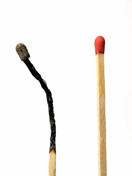 Matches combustion — Stock Photo, Image