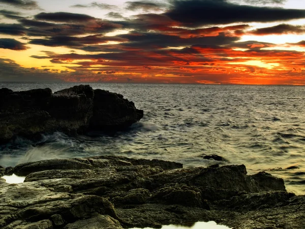 アドリア海の日没 — ストック写真