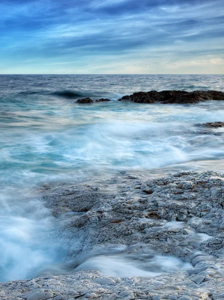 Adriai-tenger hullámok — Stock Fotó