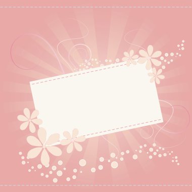 Card flower clipart