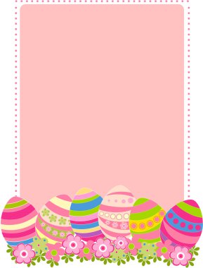 Easter card clipart