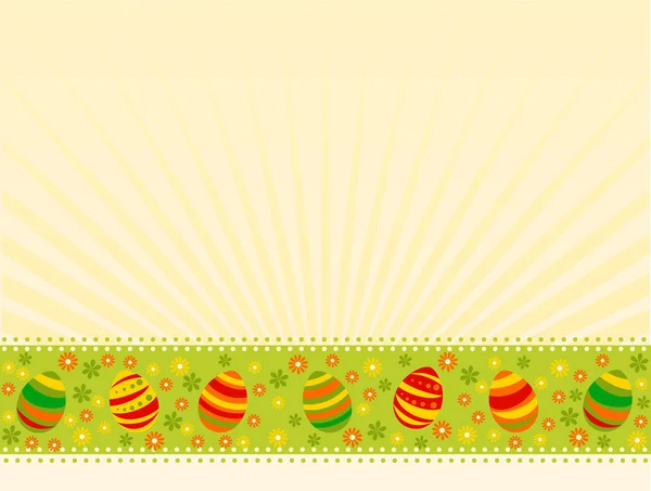 Carte de Pâques — Image vectorielle