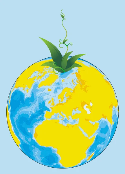 Monde écologique — Image vectorielle