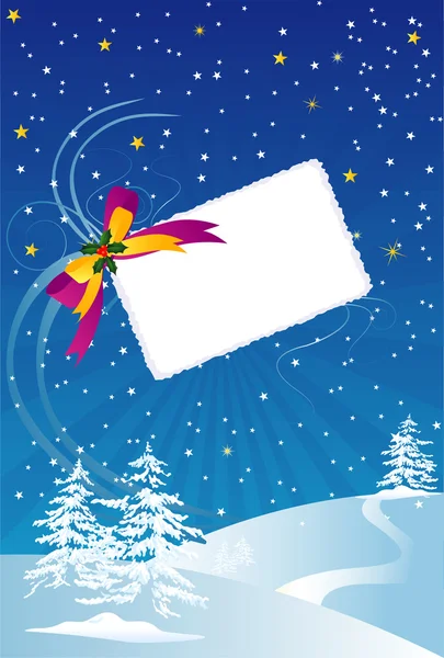 Χριστουγεννιάτικη κάρτα Royalty Free Εικονογραφήσεις Αρχείου