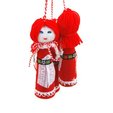 Martenitsa on white clipart