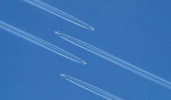 Lucht vliegtuigen — Stockfoto