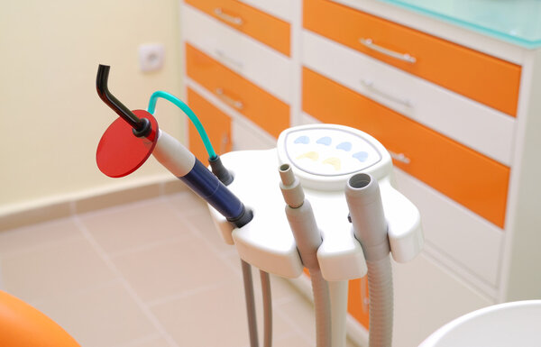 Dentists tools on clinic