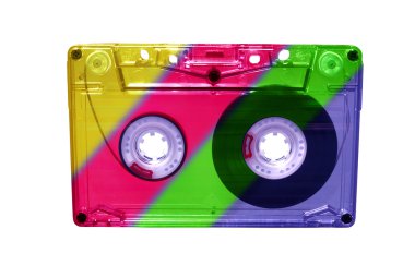 Audio Cassette isolated clipart