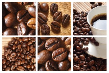 Coffee collage clipart