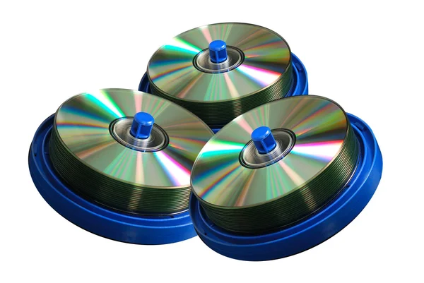 КД і DVD диски — стокове фото