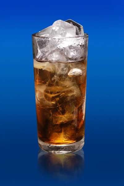 Glass soft drink — Stock Photo, Image