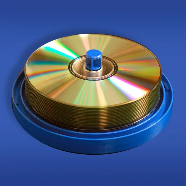 КД і DVD диски — стокове фото