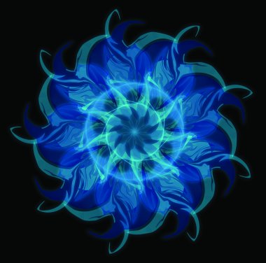 Avatar tarzı çiçek